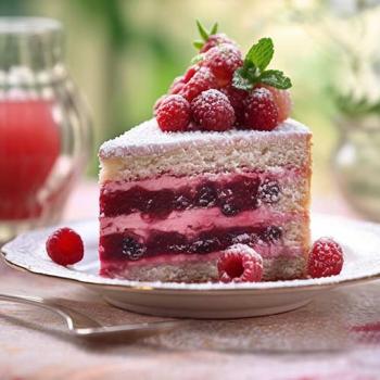 La bavaroise à base de crème anglaise (mousse bavaroise)