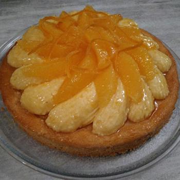 La tarte au sablé breton et à l'orange