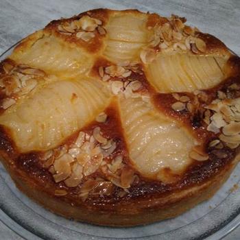 La tarte bourdaloue ou amandine aux poires