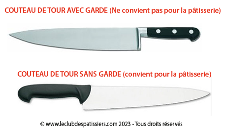 Les couteaux de tour - leclubdespatissiers