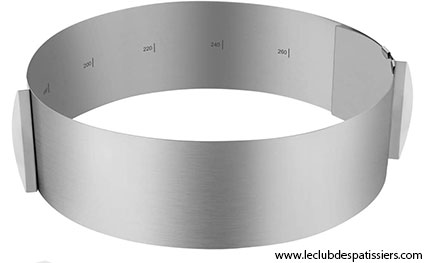 cercle à entremet extensible - leclubdespatissiers