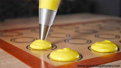 tapis silicone dressage macaron - leclubdespatissiers