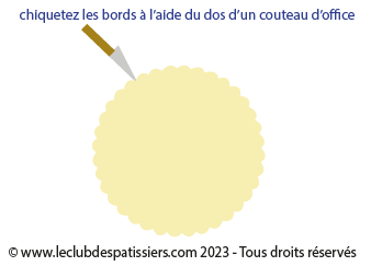 la galette des rois chiqueter les bords leclubdespatissiers